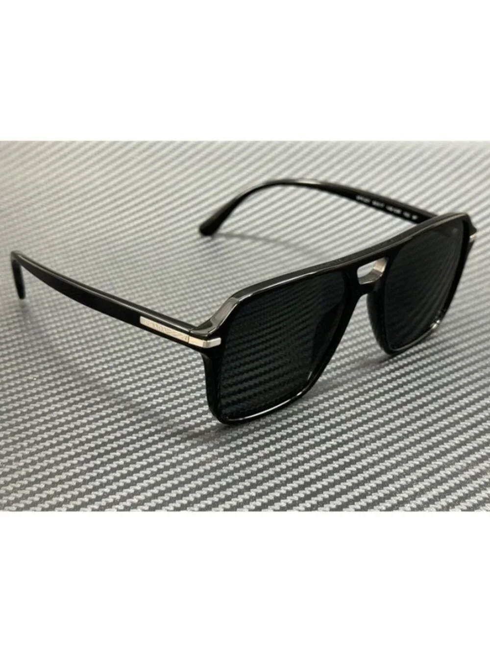 New PRADA Men Black Sunglasses 55-17-150